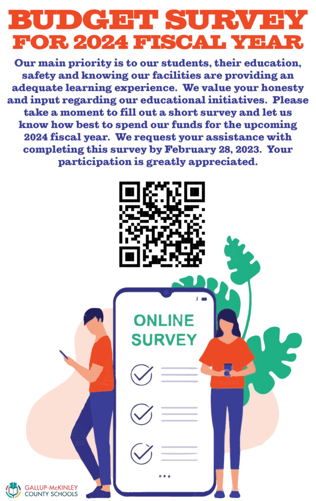 please take a moment to to take this short survey for the 2024 school budget.